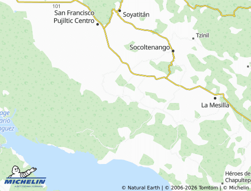 Mapa MICHELIN Emiliano Zapata - ViaMichelin