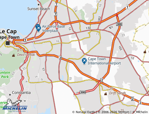 Mapa MICHELIN Valhalla Park - ViaMichelin