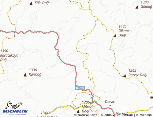 MICHELIN Derelitekke map - ViaMichelin