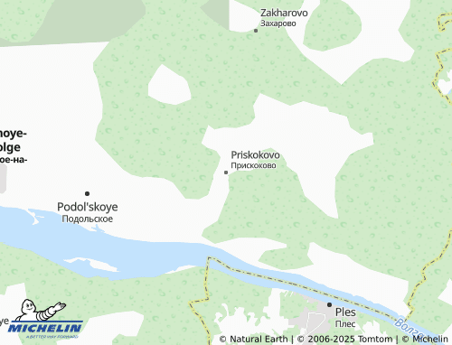 MICHELIN Priskokovo map - ViaMichelin