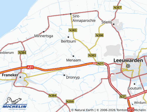 Mappa MICHELIN Menaam - ViaMichelin
