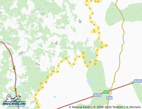 Kaart MICHELIN Olehkova - ViaMichelin