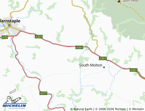 MICHELIN Filleigh map - ViaMichelin