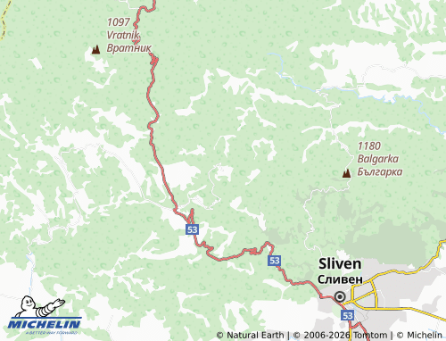 Mappa MICHELIN Vaglen - ViaMichelin
