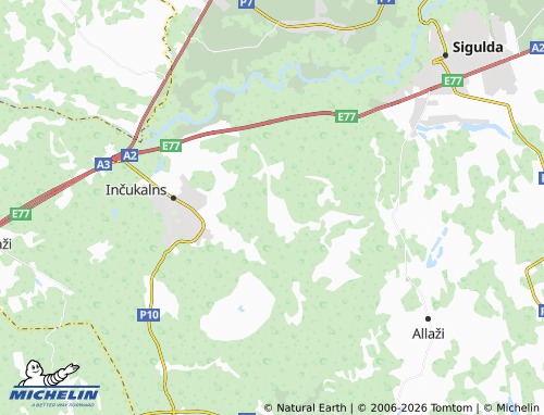 Mapa MICHELIN Egļupe - ViaMichelin