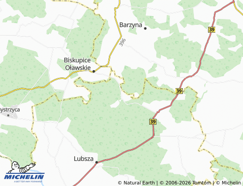 Mapa MICHELIN Borucice - ViaMichelin