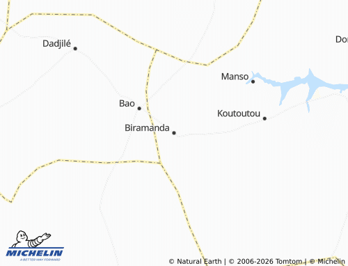 MICHELIN Biramanda map - ViaMichelin