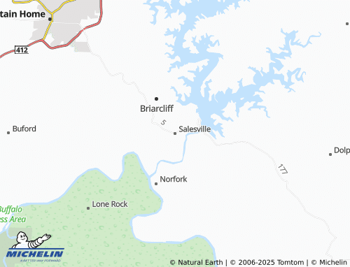 MICHELIN Salesville map - ViaMichelin