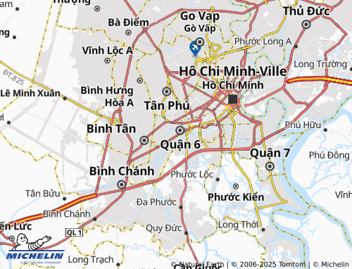 Kaart MICHELIN Phường 3 - ViaMichelin