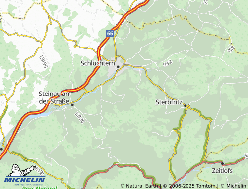 MICHELIN-Landkarte Hohenzell - ViaMichelin