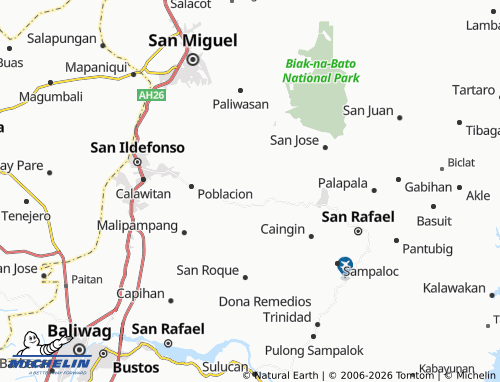 MICHELIN Sapang Putik map - ViaMichelin