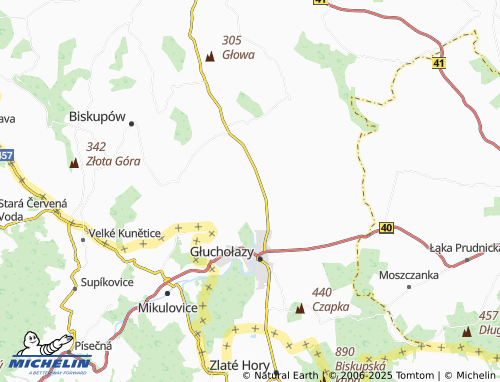 MICHELIN Bodzanów map - ViaMichelin