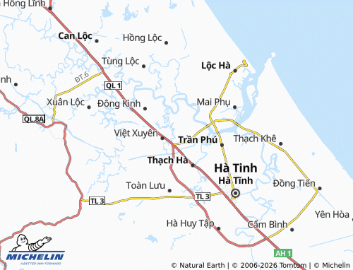Mapa MICHELIN Thạch Long - ViaMichelin