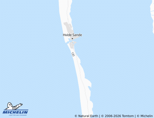 Carte MICHELIN Hundested - ViaMichelin