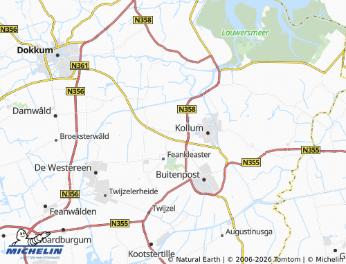 MICHELIN Aldwâld map - ViaMichelin