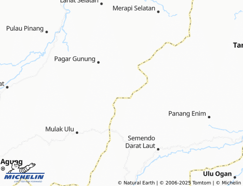 MICHELIN Germidar Ulu map - ViaMichelin