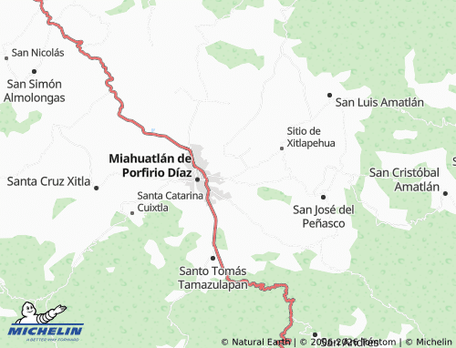 MICHELIN San Miguel map - ViaMichelin