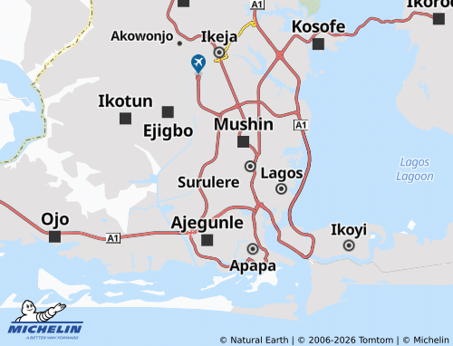 MICHELIN Ikate map - ViaMichelin