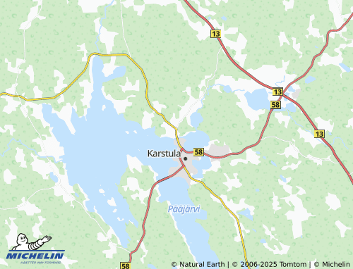 MICHELIN Onnela map - ViaMichelin