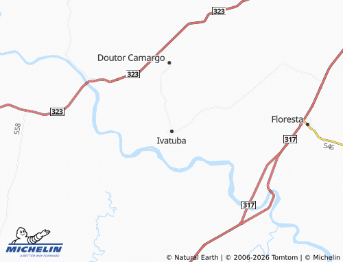 Carte MICHELIN Ivatuba - ViaMichelin