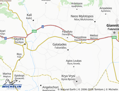 Carte MICHELIN Agios Georgios - ViaMichelin