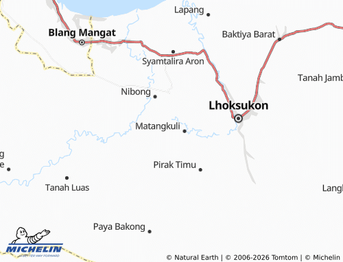 MICHELIN Dayah Baro map - ViaMichelin