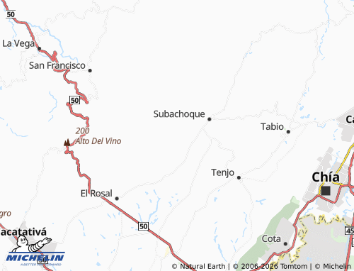 Carte MICHELIN Tibagota - ViaMichelin