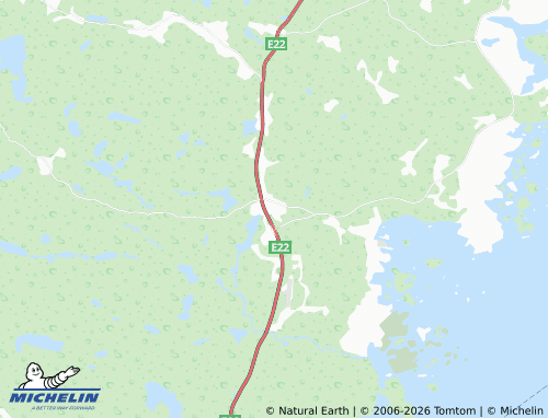 Mapa MICHELIN Fårbo - ViaMichelin