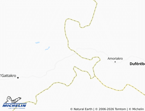 Mappa MICHELIN Amoukoukro - ViaMichelin