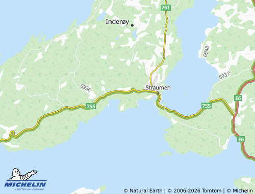 Kaart MICHELIN Sundnes - ViaMichelin