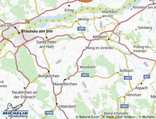 MICHELIN Dietraching map - ViaMichelin