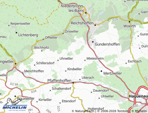 Mapa MICHELIN Engwiller - ViaMichelin