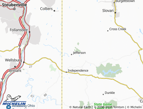Mappa MICHELIN Jefferson - ViaMichelin
