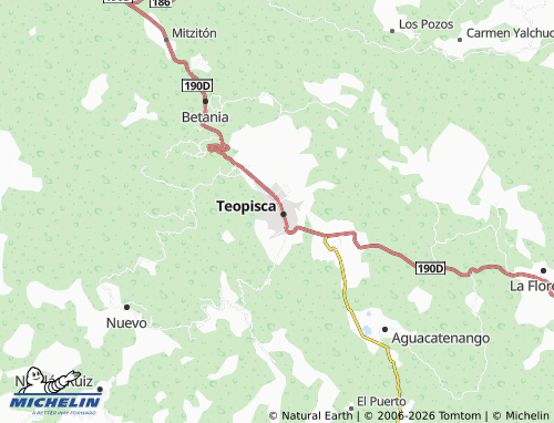 MICHELIN 10 de Mayo map - ViaMichelin