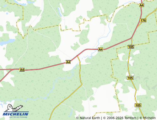 MICHELIN Valkininkai map - ViaMichelin