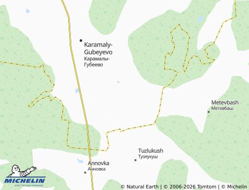 MICHELIN-Landkarte Metevtamak - ViaMichelin