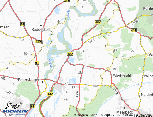 MICHELIN Wulfhagen map - ViaMichelin
