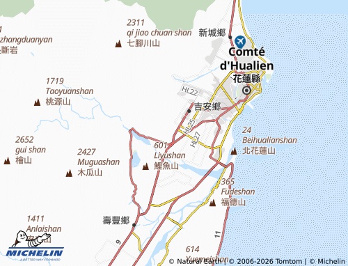 MICHELIN Nanhua map - ViaMichelin