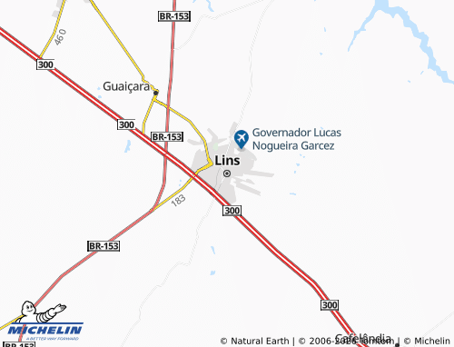 MICHELIN Lins map - ViaMichelin