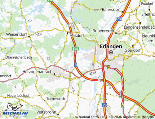 Mappa MICHELIN Häusling - ViaMichelin