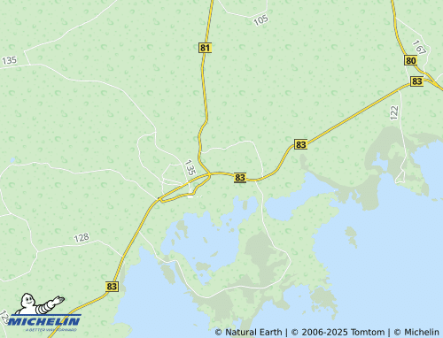 MICHELIN Putkaste map - ViaMichelin