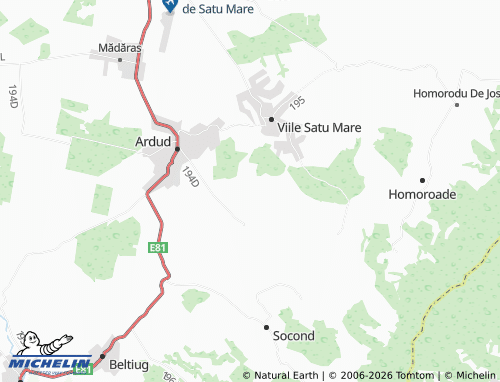 Mappa MICHELIN Sărătura - ViaMichelin