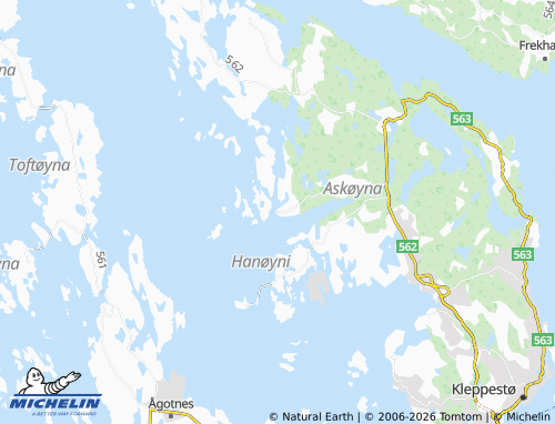 MICHELIN-Landkarte Breidvik - ViaMichelin