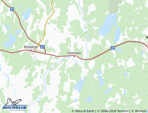 Carte MICHELIN Forsheda - ViaMichelin