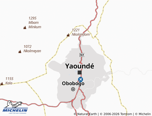MICHELIN-Landkarte Ekoudou - ViaMichelin