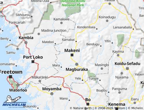 MICHELIN Bombali map - ViaMichelin