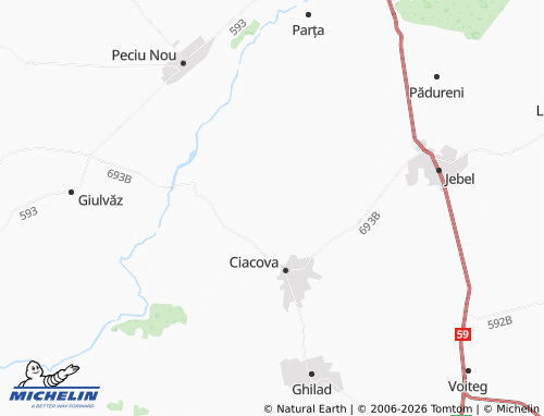 Mapa MICHELIN Petroman - ViaMichelin
