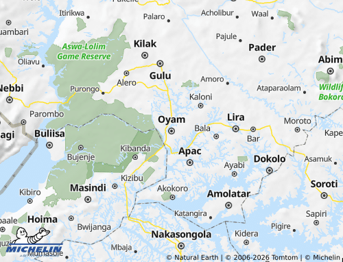 Mappa MICHELIN Oyam - ViaMichelin