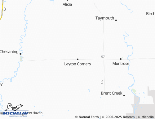 MICHELIN-Landkarte Layton Corners - ViaMichelin