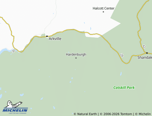 Mapa MICHELIN Hardenburgh - ViaMichelin